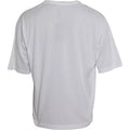 T-shirt girocollo manica corta in cotone bianco