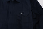 Blue Casual Cotton Long Sleeve Shirt