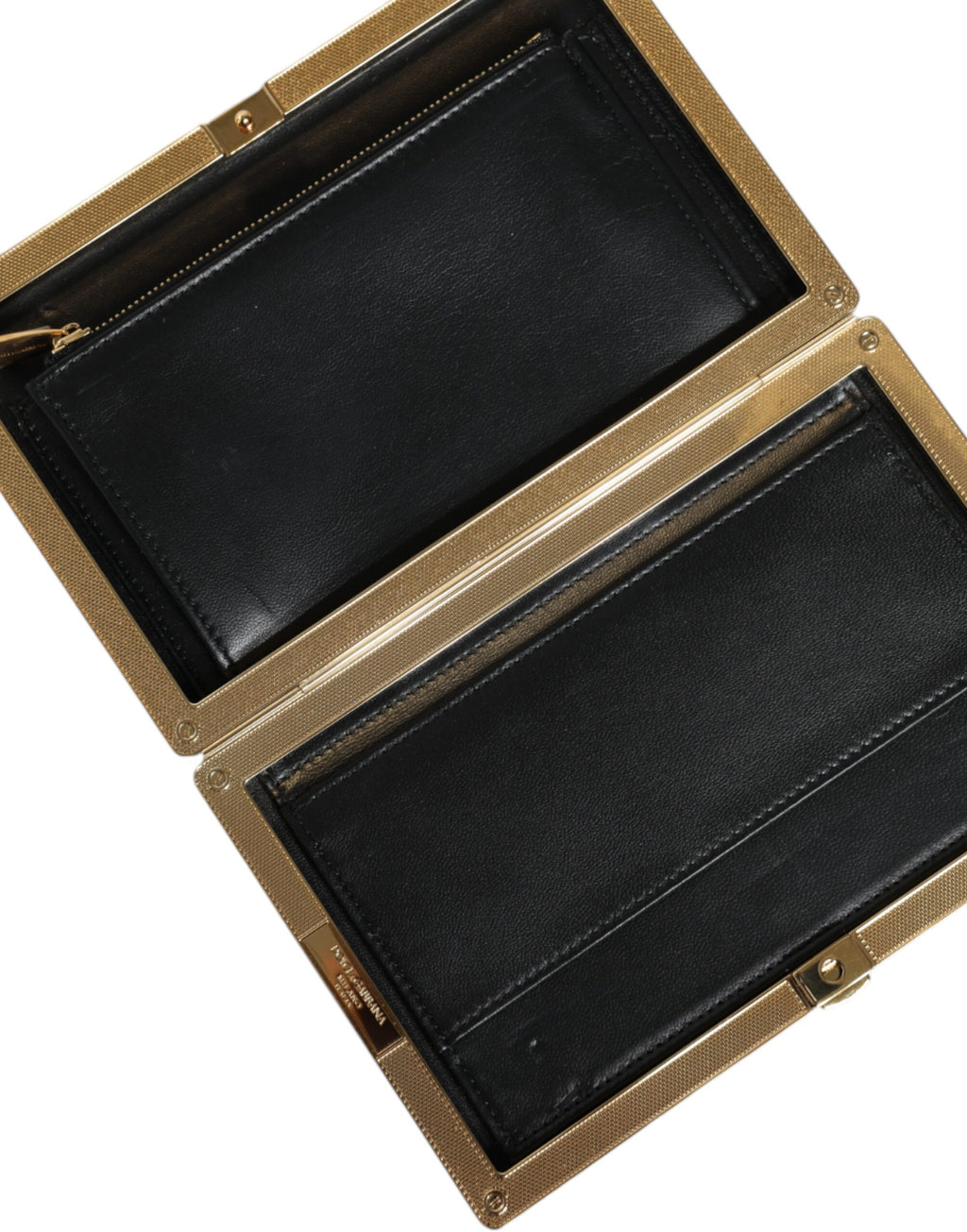Clutch-Abendtasche mit mehrfarbigem Blumenmuster und Goldrahmen