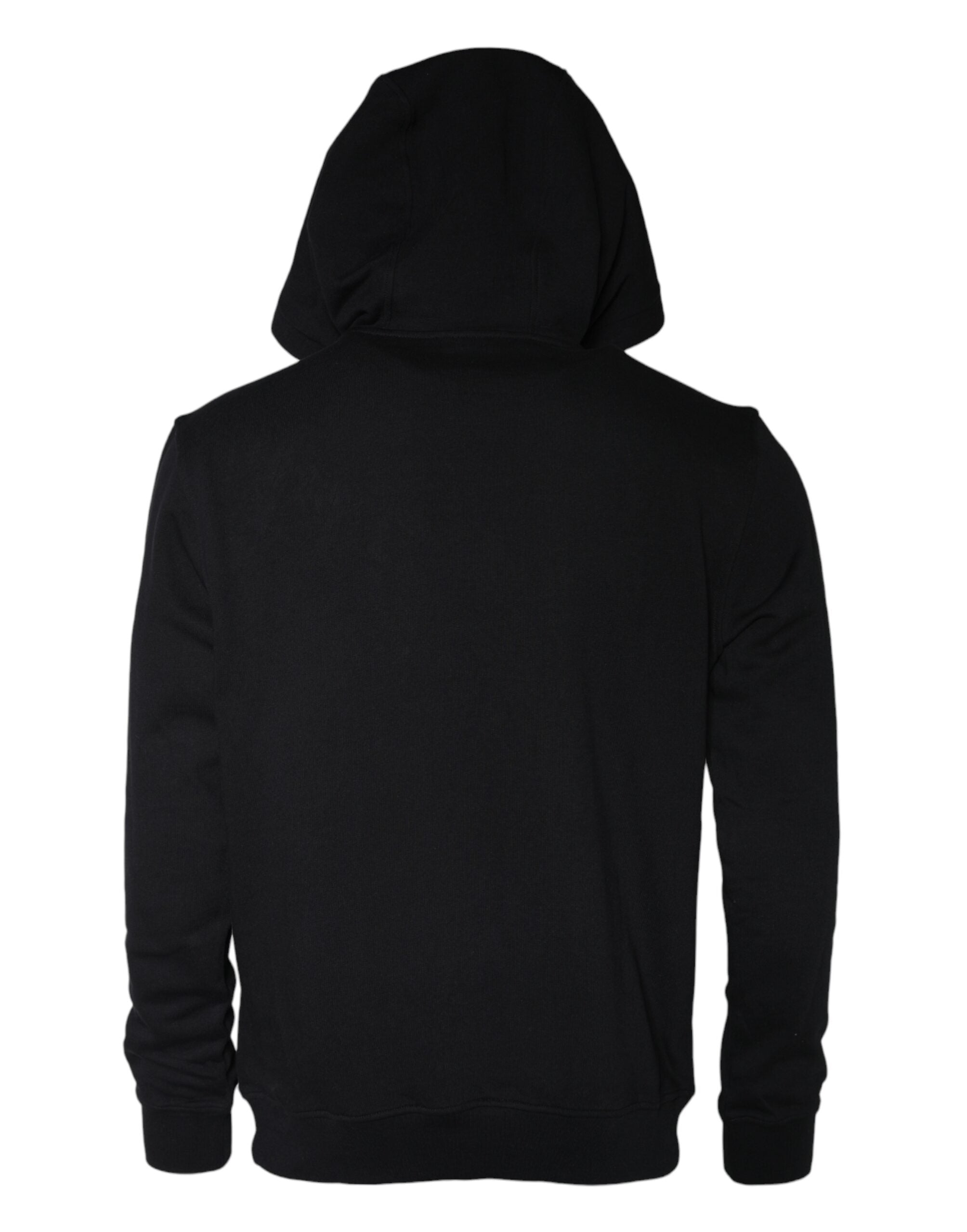 Schwarzer Medusa-Print Hoodie Pullover Sweatshirt