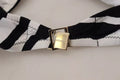 Schwarz-Weiß-Zebra-Bandeau-Bikinioberteil