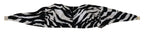 Schwarz-Weiß-Zebra-Bandeau-Bikinioberteil