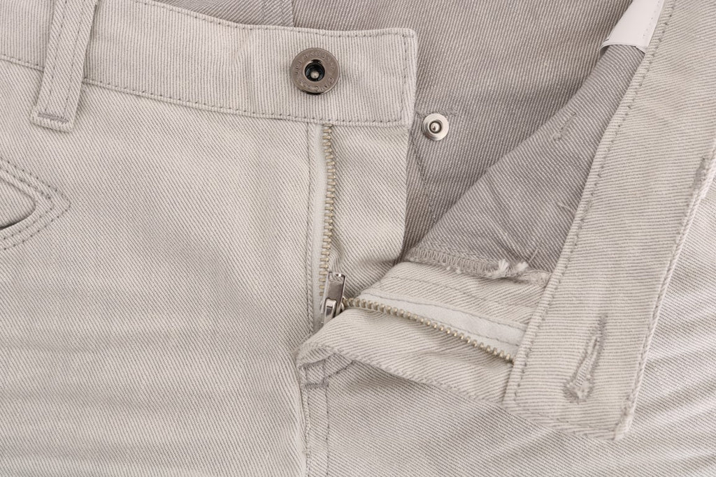 Weiße Slim Jeans aus Baumwollstretch