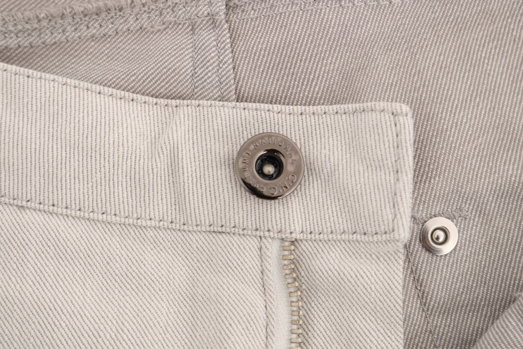 Weiße Slim Jeans aus Baumwollstretch