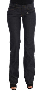 Dunkelblaue Baumwoll-Jeans im Classic Fit