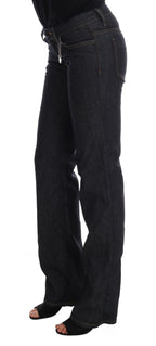 Dunkelblaue Baumwoll-Jeans im Classic Fit