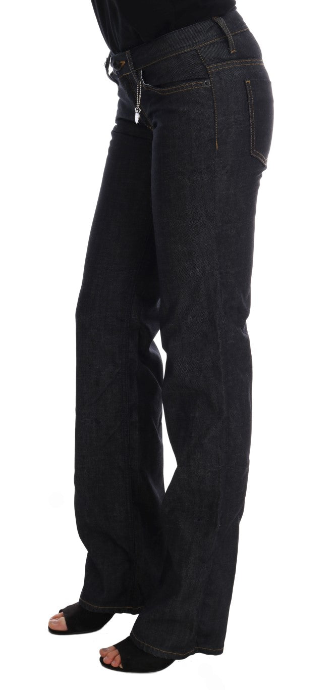 Dunkelblaue Baumwoll-Jeans im Classic Fit