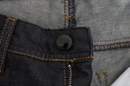 Dunkelblaue Baumwoll-Jeans im Classic Fit