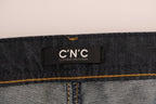 Dunkelblaue Baumwoll-Jeans im Classic Fit