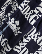 Slim Fit Baumwollhemd mit „Blue Crown“-Logoprint