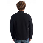 Herrenjacke aus schwarzer Wolle