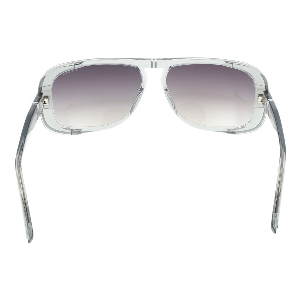 Graue Sonnenbrille aus Kunststoff
