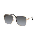 Goldfarbene Sonnenbrille mit Metallgestell