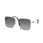 Goldfarbene Sonnenbrille mit Metallgestell