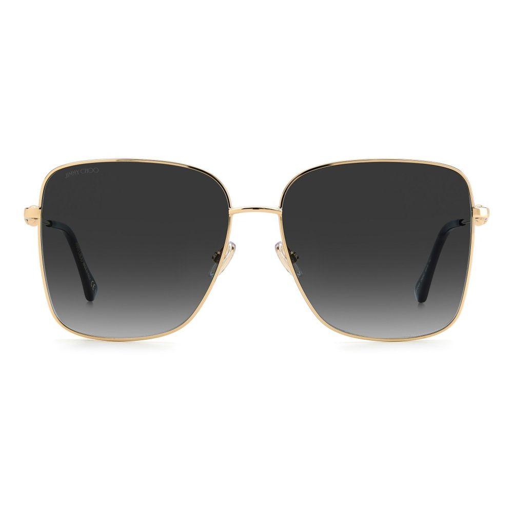 Goldfarbene Sonnenbrille mit Metallgestell
