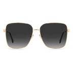 Goldfarbene Sonnenbrille mit Metallgestell