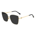 Goldfarbene Sonnenbrille aus Metall