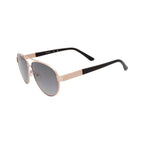 Sonnenbrille mit goldfarbenem Metallgestell
