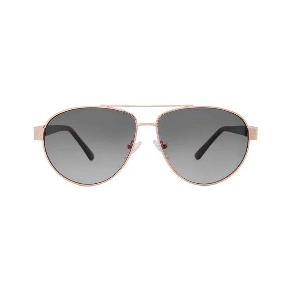Sonnenbrille mit goldfarbenem Metallgestell