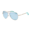 Goldfarbene Metallsonnenbrille