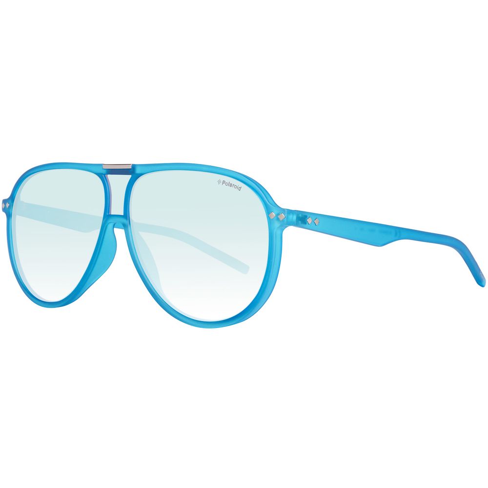 Sonnenbrille aus blauem Azetat
