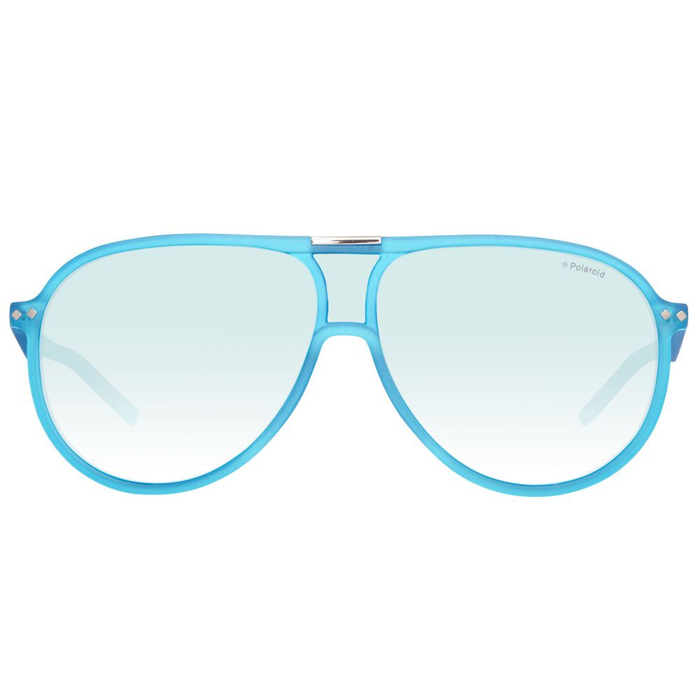 Sonnenbrille aus blauem Azetat