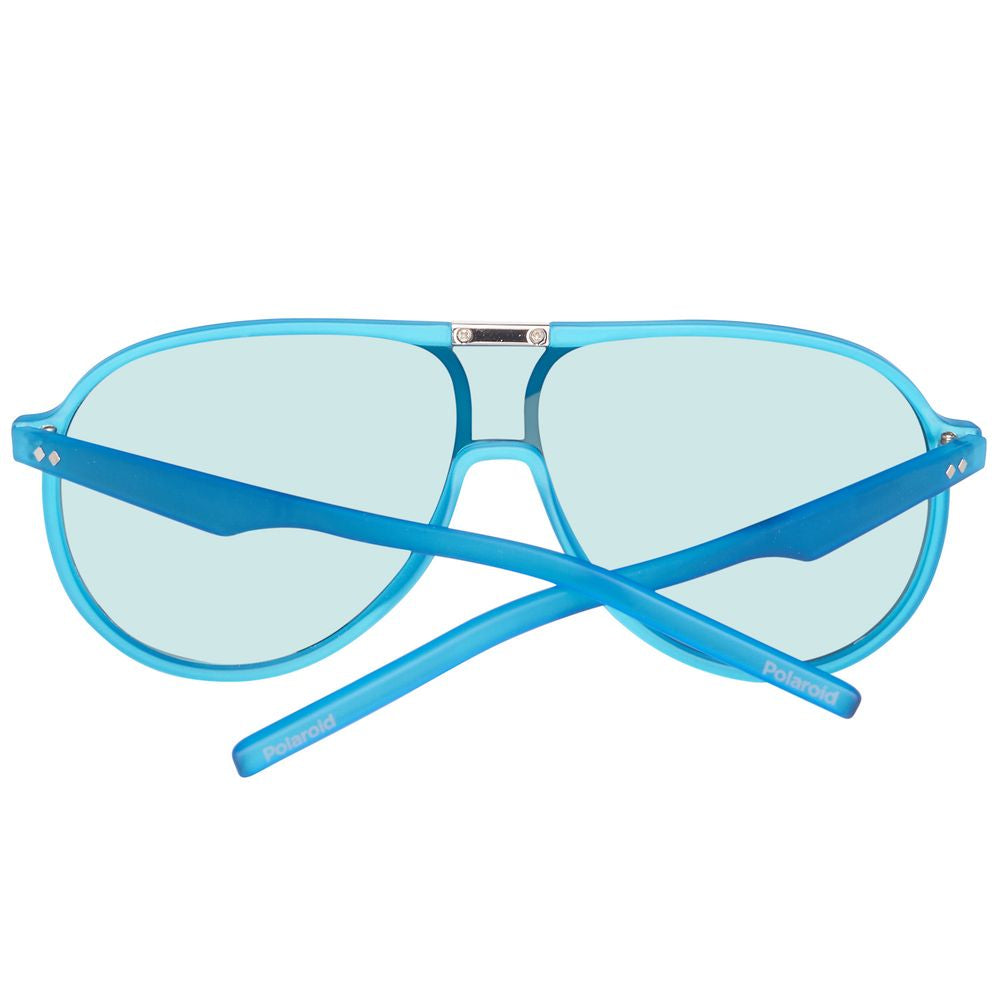 Sonnenbrille aus blauem Azetat
