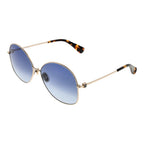 Sonnenbrille mit goldfarbenem Gestell
