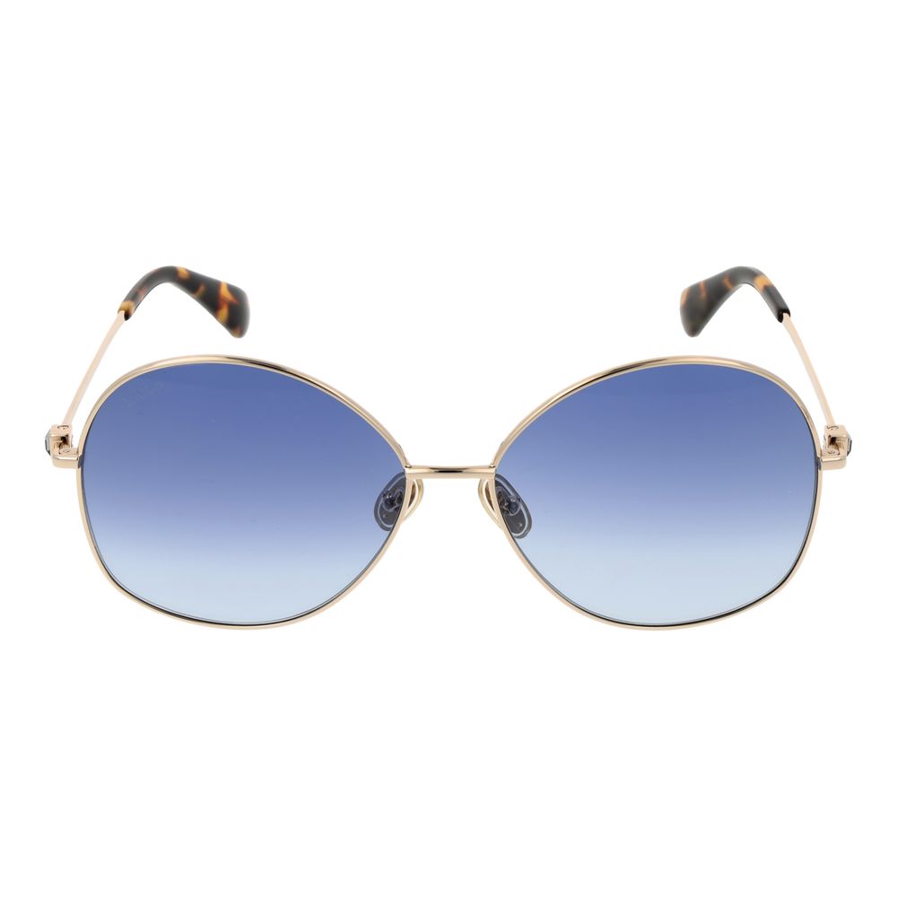 Sonnenbrille mit goldfarbenem Gestell