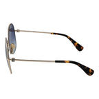 Sonnenbrille mit goldfarbenem Gestell
