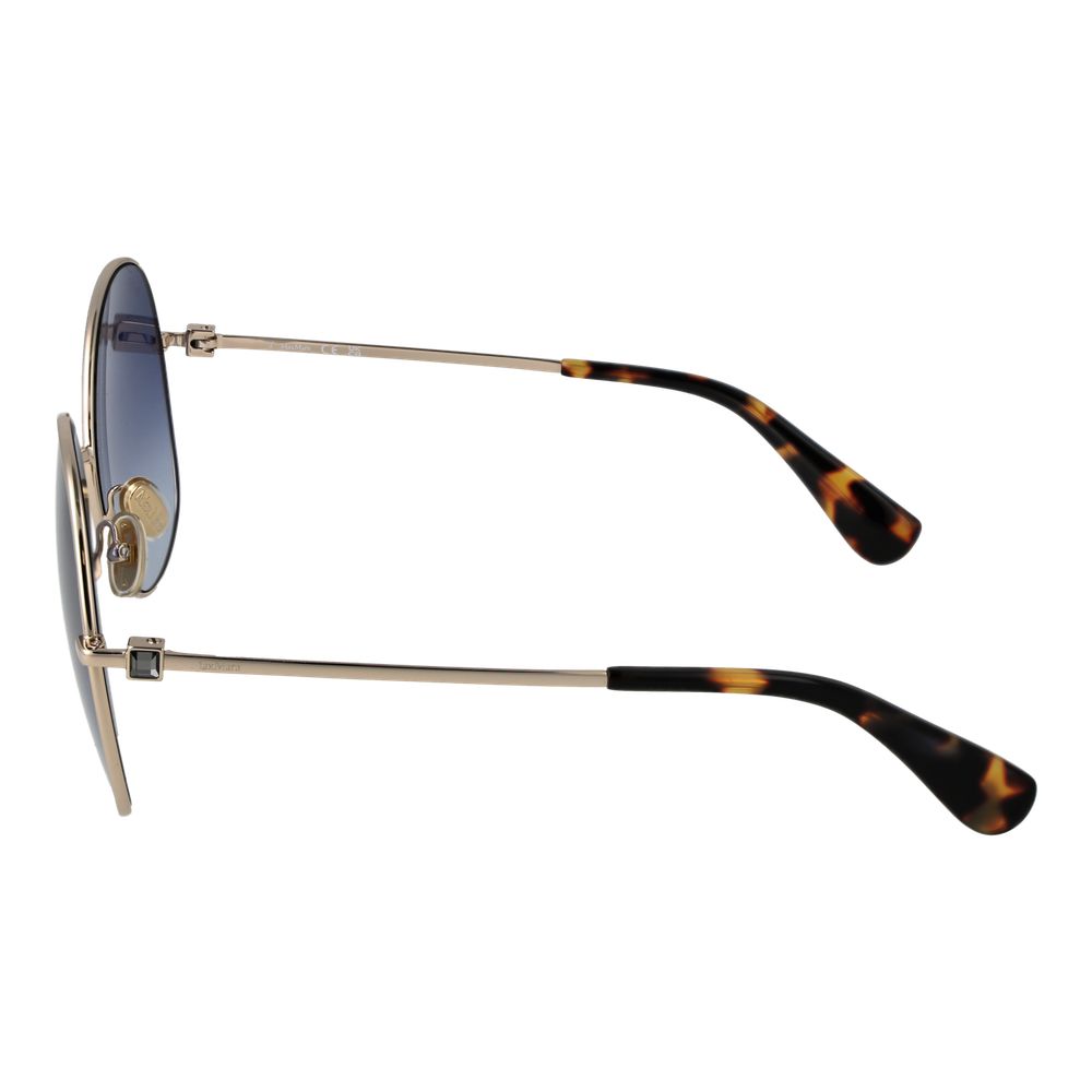 Sonnenbrille mit goldfarbenem Gestell