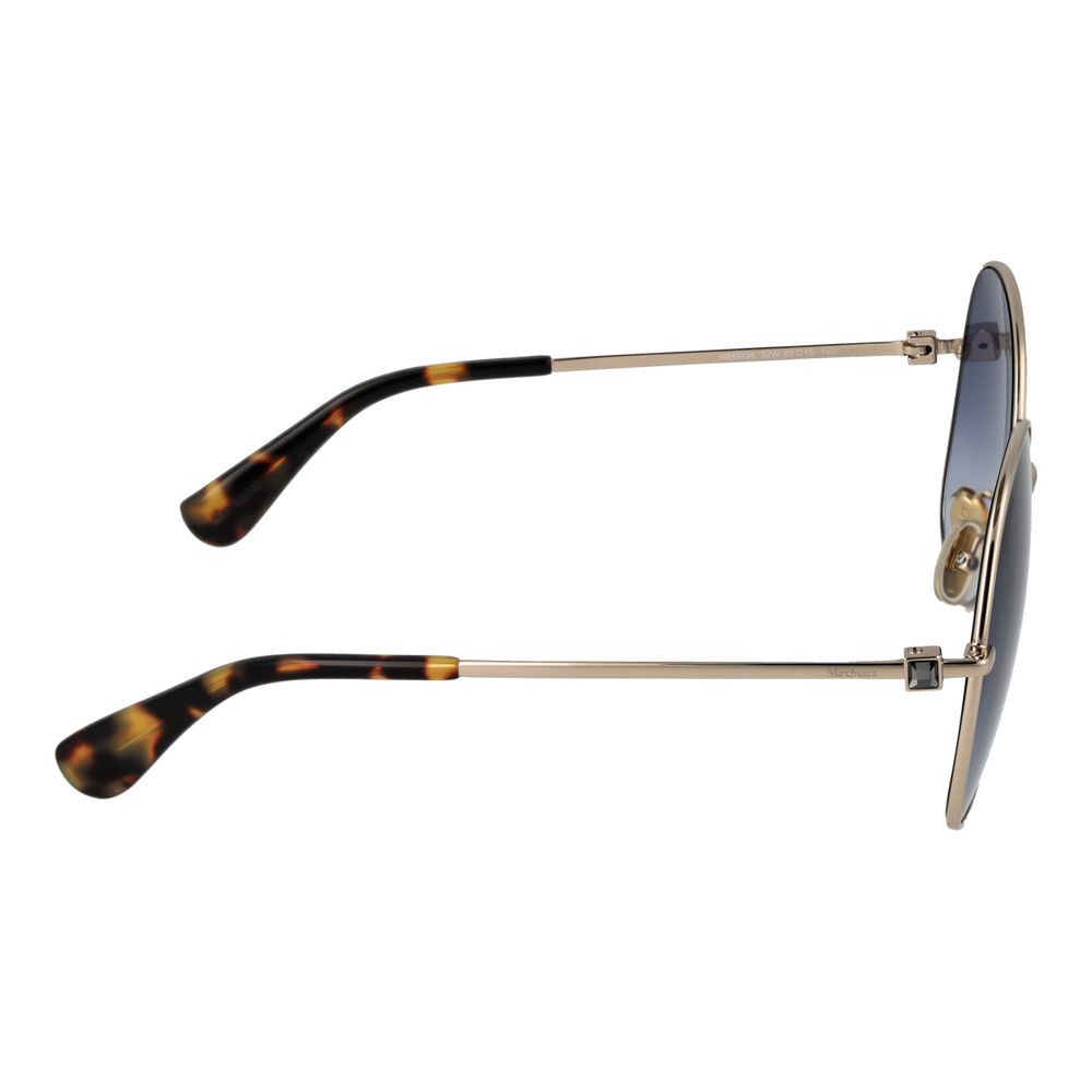 Sonnenbrille mit goldfarbenem Gestell