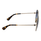 Sonnenbrille mit goldfarbenem Gestell