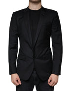Black MARTINI Bee Einreihiger Blazer