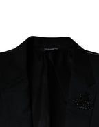 Black MARTINI Bee Einreihiger Blazer