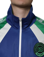 Multicolor Polyester Bomberjacke mit durchgehendem Reißverschluss