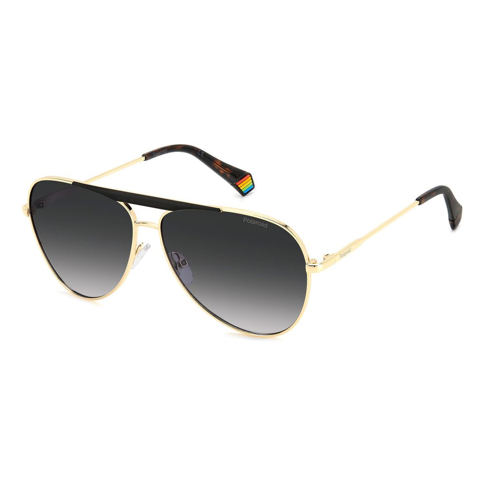 Schwarze Metallsonnenbrille