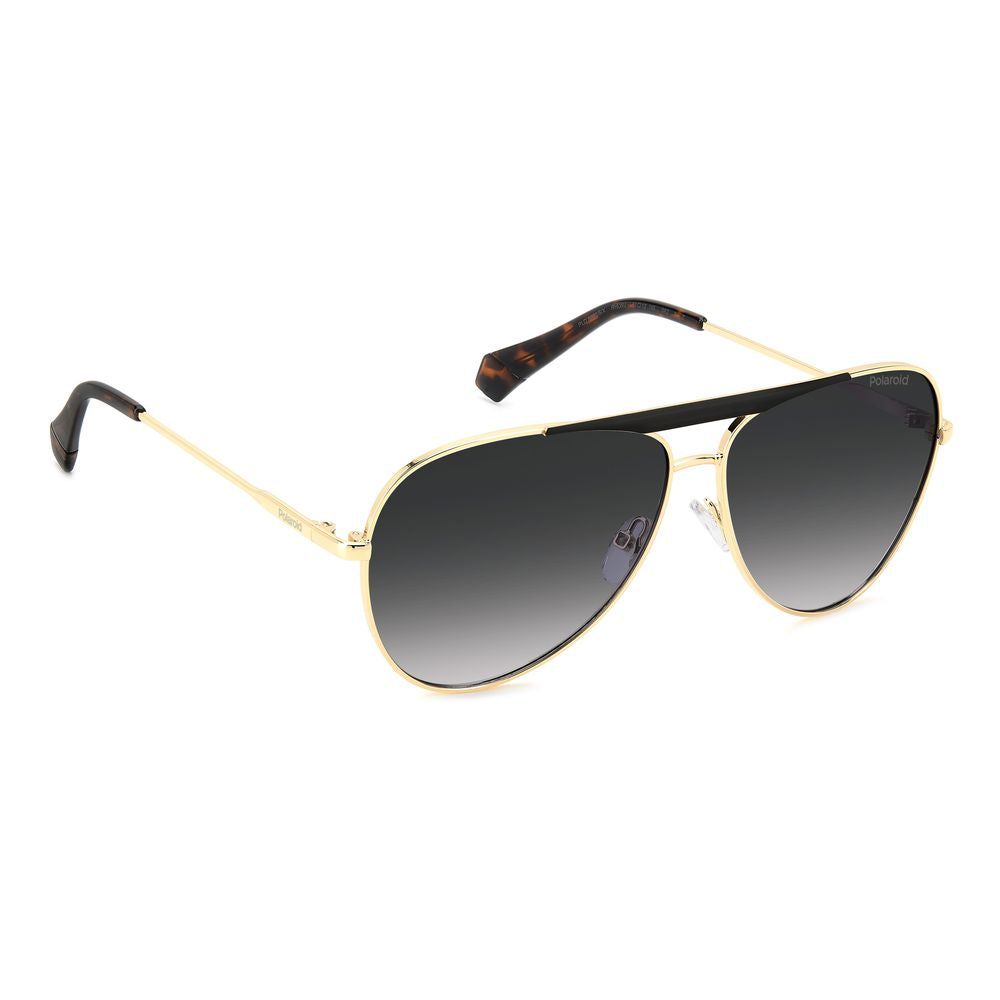 Schwarze Metallsonnenbrille