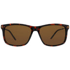 Sonnenbrille aus grauem Metall