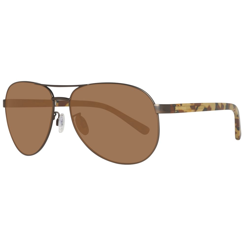 Graue Metallsonnenbrille