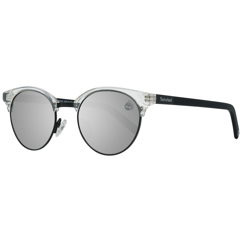 Sonnenbrille aus transparentem Metall