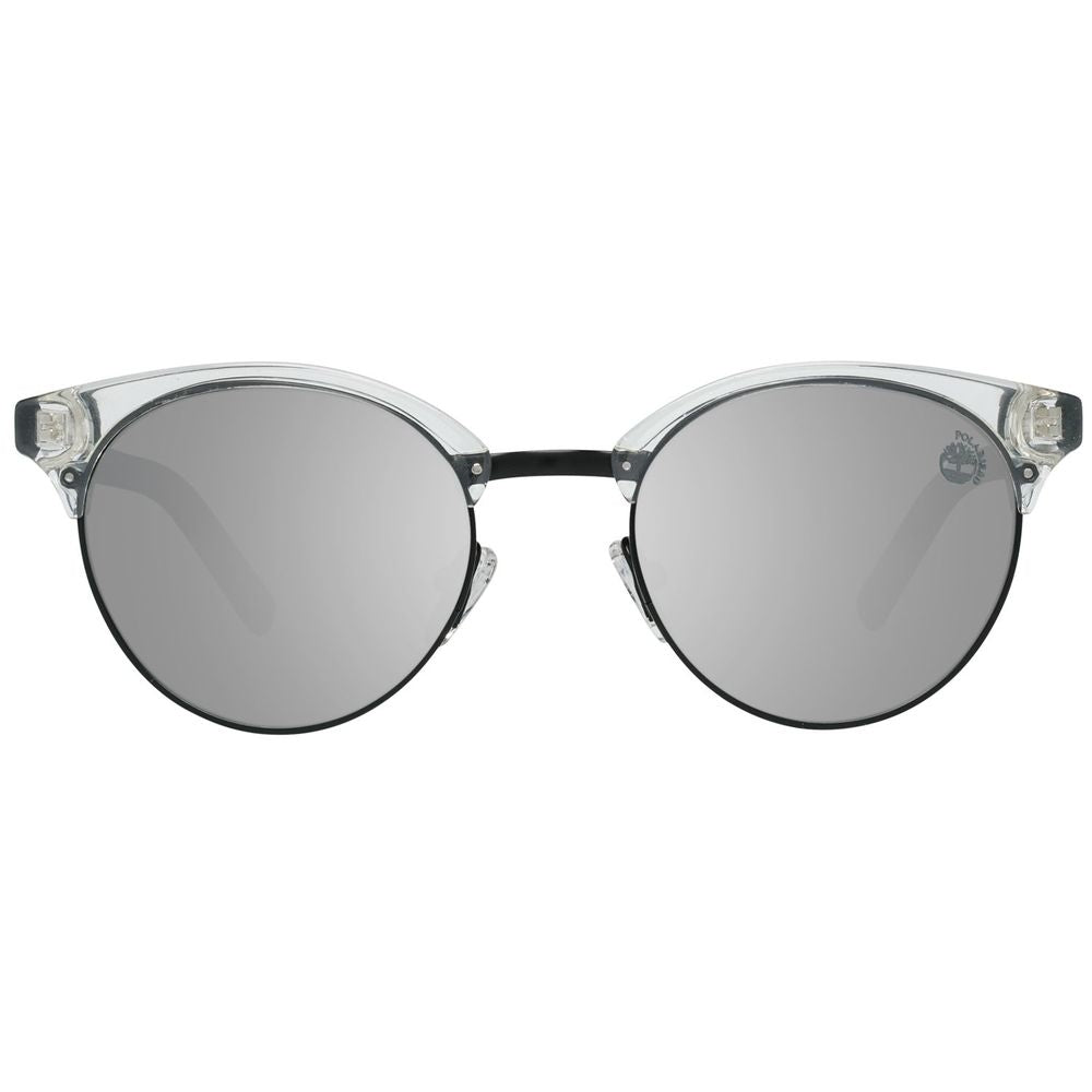 Sonnenbrille aus transparentem Metall