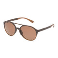 Braune Spritzguss-Sonnenbrille
