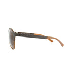 Braune Spritzguss-Sonnenbrille