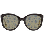 Braune Sonnenbrille aus Azetat