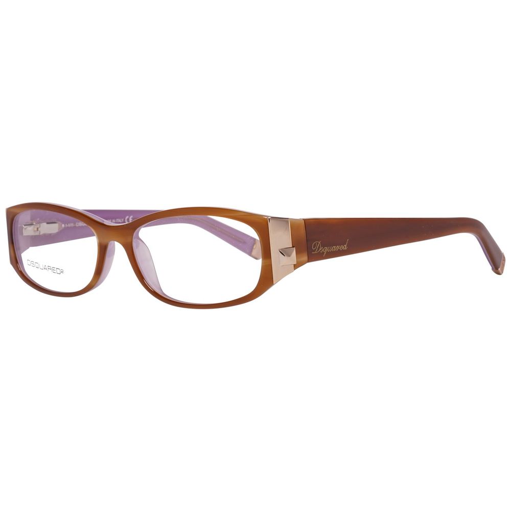 Braune Kunststoffbrille (Fassung)