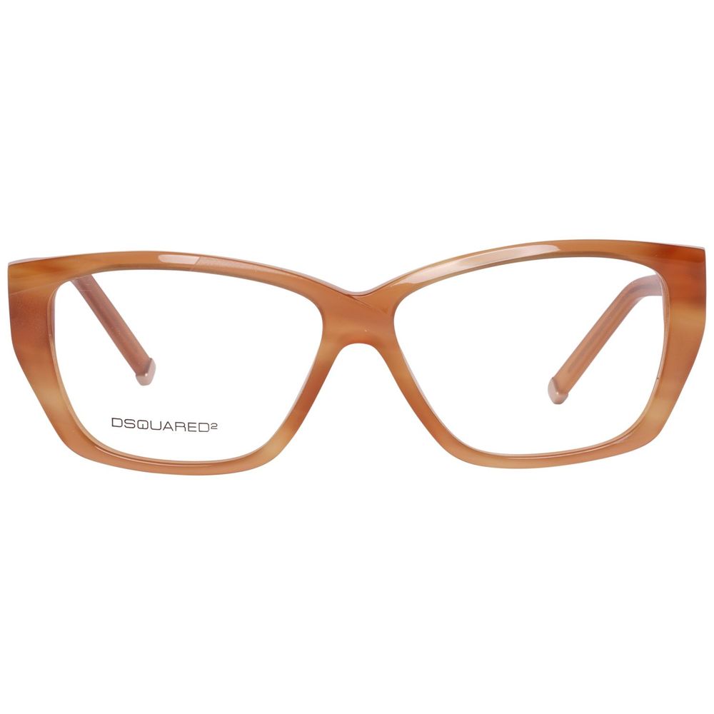 Braune Kunststoffbrille (Fassung)