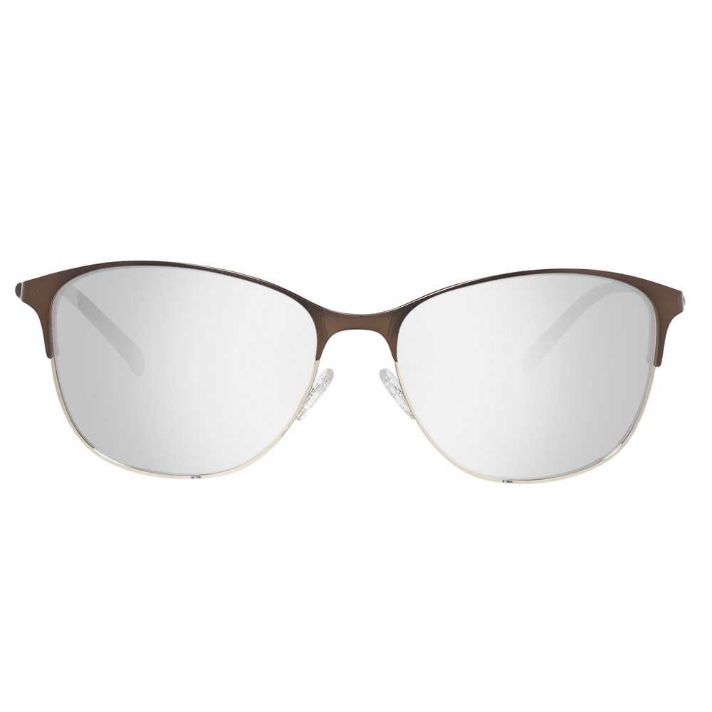 Braune Sonnenbrille aus Metall