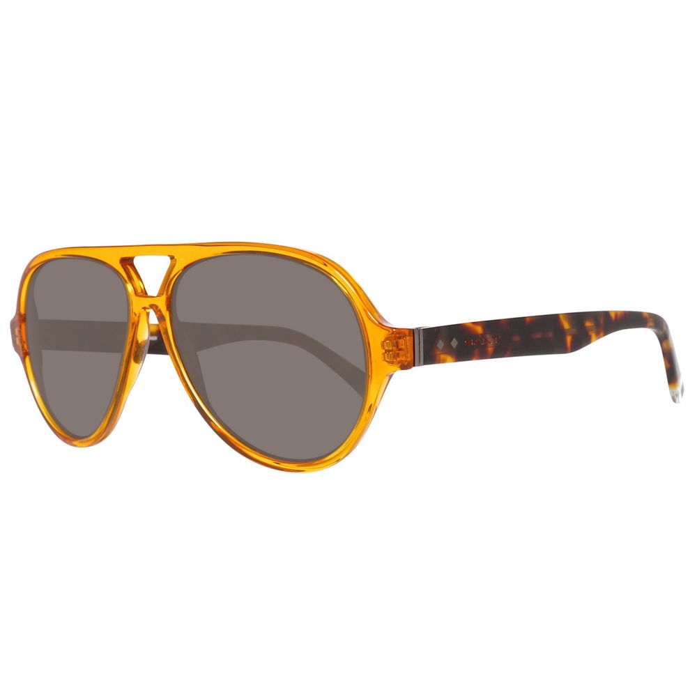 Orangefarbene Acetat-Sonnenbrille