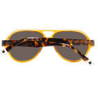 Orangefarbene Acetat-Sonnenbrille